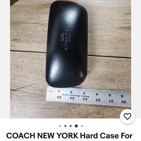 Coach Black Glasses Hard Case - Picture 5 of 5